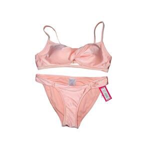 Pink Shimmer Target Bikini